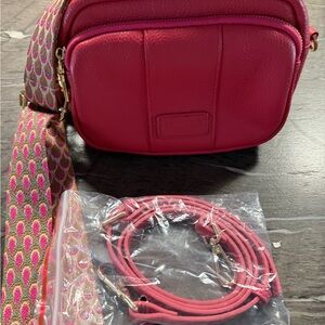 Rare Punch Pink Mayfair Crossbody Bag AW2023